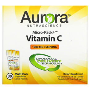 Aurora Nutrascience Micro-Pack+ Vitamin C 1.000 mg 30 gói 0.17 fl oz (5 ml) 628504648193