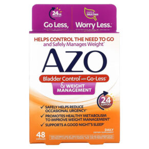 Azo Bladder Control + Go-Less & Weight Management 48 viên 787651760148