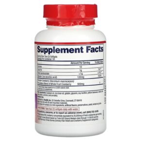Azo Cranberry Urinary Tract Health 100 Softgels 787651101675