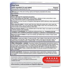 Azo Urinary Pain Relief Maximum Strength 24 Tablets 3 Azo Urinary Pain Relief Maximum Strength 24 Tablets 787651241531