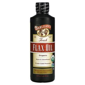 Barlean's Organic Fresh Flax Oil 16 oz (473 ml) 705875000130