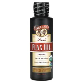 Barlean's Organic Fresh Flax Oil 8 fl oz (236 ml) 705875000017