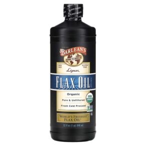 Barlean's Organic Lignan Flax Oil 32 fl oz (946 ml) 705875000062