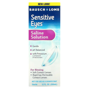 Bausch + Lomb Saline Solution Sensitive Eyes 12 fl oz (355 ml) 310119002384