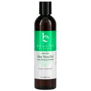 Beauty By Earth Aloe Vera Gel Skin Soothing After Sun Care for Face & Body Unscented 8.5 fl oz (251 ml) 850452007030