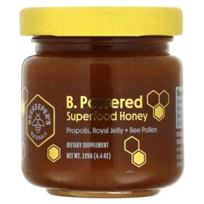Beekeeper's Naturals B. Powered Superfood Honey 4.4 oz (125 g) 628055142041