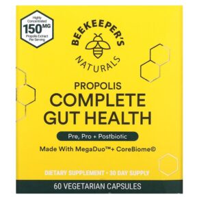 Beekeeper's Naturals Propolis Complete Gut Health 60 viên 834706000107