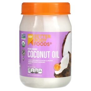 BetterBody Foods Virgin Organic Coconut Oil 15.5 fl oz (458 ml) 897922002447