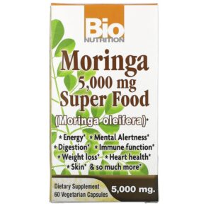 Bio Nutrition Moringa Super Food 5.000 mg 60 viên 854936003129