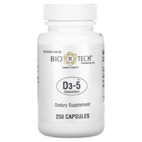 Bio Tech Pharmacal Inc D3-5 Cholecalciferol 250 viên 705105094700