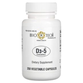 Bio Tech Pharmacal Inc D3-5 Cholecalciferol 250 viên 705105112701