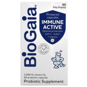 BioGaia Immune Active Protectis 2.000 IU 60 Probiotic viên 602359460414