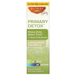 Bioray Inc. Primary Detox Heavy Duty Detox Tonic Alcohol Free 2 fl oz (60 ml) 646858160048