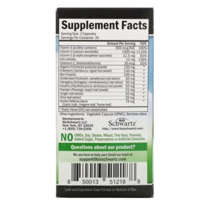 BioSchwartz Clean Immunity Boost 90 Capsules 850013512188