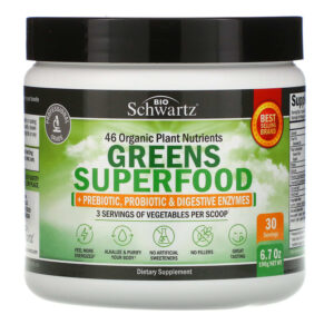 BioSchwartz Greens Superfood 6.7 oz (190 g) 850004119709