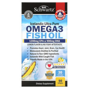 BioSchwartz Omega 3 Fish Oil Lemon 90 viên 737212751177