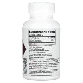 Biotivia TransmaxTR MicroActive-Resveratrol 60 Capsules 3 Biotivia TransmaxTR MicroActive-Resveratrol 60 Capsules 094922012951