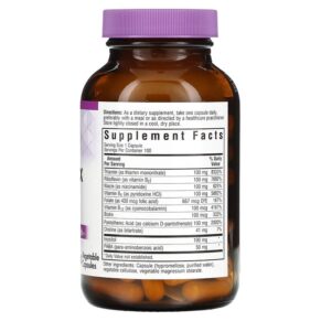 Bluebonnet Nutrition B-Complex 100 100 Vegetable Capsules 743715004184