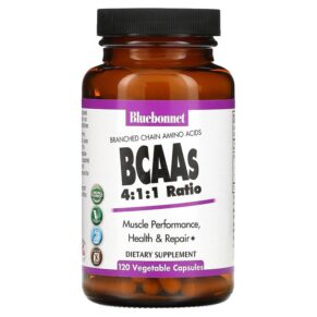 Bluebonnet Nutrition BCAAs 4:1:1 Ratio 120 viên 743715015906