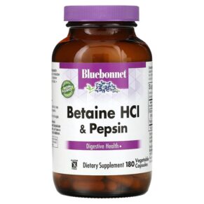 Bluebonnet Nutrition Betaine HCL & Pepsin 180 viên 743715008977