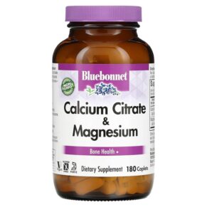 Bluebonnet Nutrition Calcium Citrate & Magnesium 180 viên 743715007185