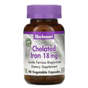 Bluebonnet Nutrition Chelated Iron 18 mg 90 viên 743715007260