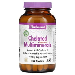 Bluebonnet Nutrition Chelated Multiminerals Iron Free 120 viên 743715002081