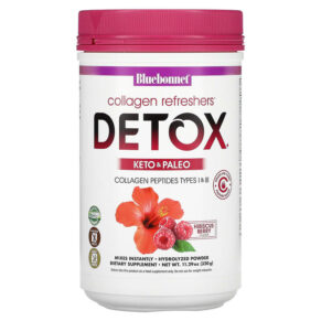 Bluebonnet Nutrition Detox Collagen Refreshers Hibiscus Berry 11.29 oz (320 g) 743715017542