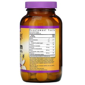 Bluebonnet Nutrition EarthSweet Chewables Calcium Magnesium & Vitamin D3 Orange Vanilla 90 Chewable Tablets 743715007437