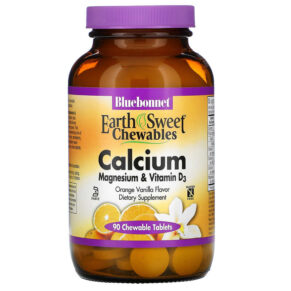 Bluebonnet Nutrition EarthSweet Calcium Magnesium & Vitamin D3 Orange Vanilla 90 viên 743715007437