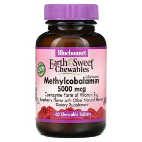Bluebonnet Nutrition EarthSweet CellularActive Methylcobalamin Raspberry 5.000 mcg 60 viên 743715004436