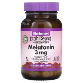 Bluebonnet Nutrition EarthSweet Melatonin Natural Raspberry 3 mg 120 viên 743715009943