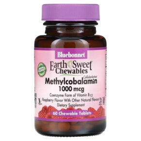 Bluebonnet Nutrition EarthSweet Methylcobalamin Raspberry 1.000 mcg 60 viên 743715004412