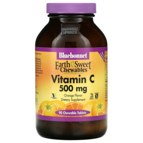 Bluebonnet Nutrition EarthSweet Vitamin C Orange 500 mg 90 viên 743715005051