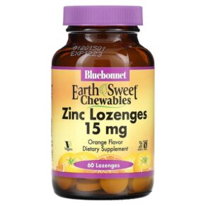Bluebonnet Nutrition EarthSweet Zinc Orange 15 mg 60 viên 743715007451