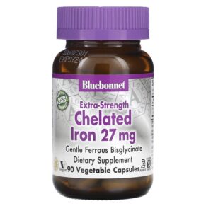 Bluebonnet Nutrition Extra Strength Chelated Iron 27 mg 90 viên 743715006706