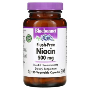 Bluebonnet Nutrition Flush-Free Niacin 500 mg 120 viên 743715004641