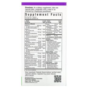 Bluebonnet Nutrition Immune One Whole Food-Based Multiple 60 Vegetable Capsules 743715001954