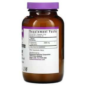 Bluebonnet Nutrition L-Glutamine Powder 8 oz (228 g) 743715000490