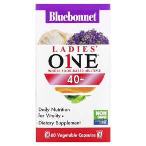 Bluebonnet Nutrition Ladies One Whole Food-Based Multiple 40+ 60 viên 743715001558