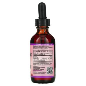 Bluebonnet Nutrition Liquid CelluarActive Methylcobalamin Vitamin B12 Raspberry 1.000 mcg 2 fl oz (59 ml) 743715004399