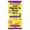 Bluebonnet Nutrition Liquid Vitamin D3 Drops Citrus 10 mcg (400 IU) 1 fl oz (30 ml) 743715003729