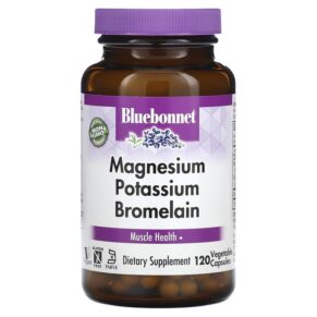 Bluebonnet Nutrition Magnesium Potassium Bromelain 120 viên 743715007338