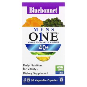 Bluebonnet Nutrition Mens One Whole Food- Based Multiple 40+ 60 viên 743715001596