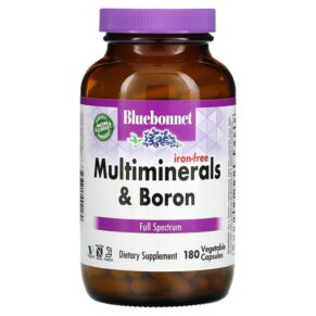 Bluebonnet Nutrition Multiminerals & Boron Iron-Free 180 viên 743715002180
