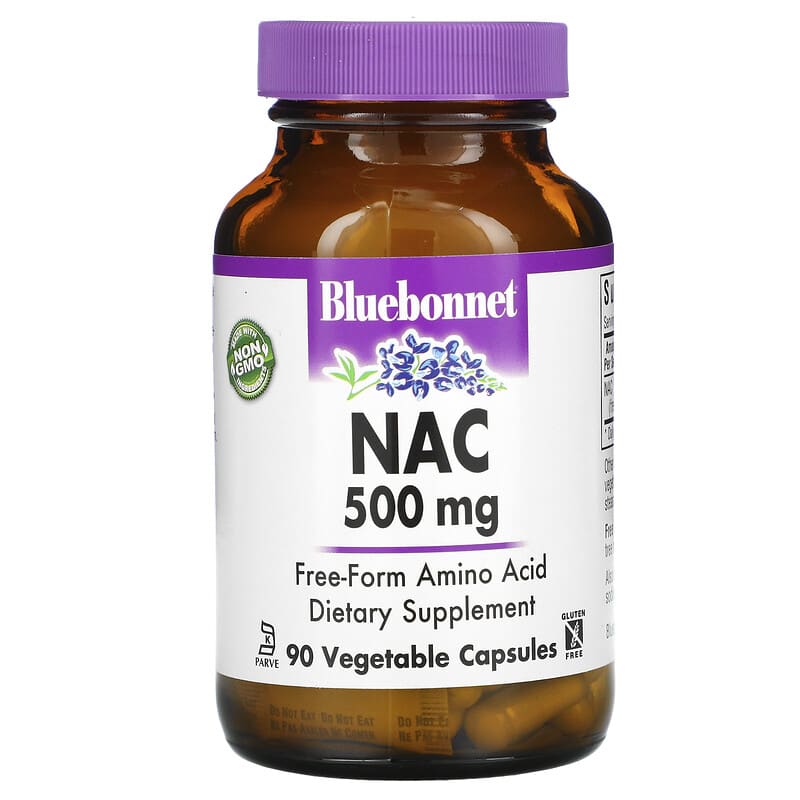 Bluebonnet Nutrition NAC 500 mg 90 Vcaps 1 Bluebonnet Nutrition NAC 500 mg 90 viên 743715000650