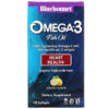 Bluebonnet Nutrition Omega-3 Fish Oil Heart Health Lemon 120 viên 743715009431