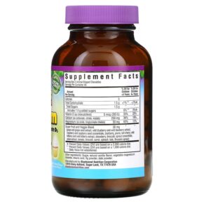 Bluebonnet Nutrition Rainforest Animalz Calcium Magnesium & Vitamin D3 Natural Vanilla Frosting 90 Chewables 743715001961