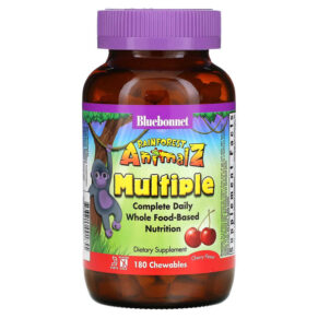 Bluebonnet Nutrition Rainforest Animalz Complete Daily Whole Food-Based Nutrition Cherry 180 viên 743715001855