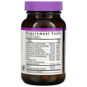 Bluebonnet Nutrition Stress B-Complex 50 Vegetable Capsules 3 Bluebonnet Nutrition Stress B-Complex 50 Vegetable Capsules 743715004221